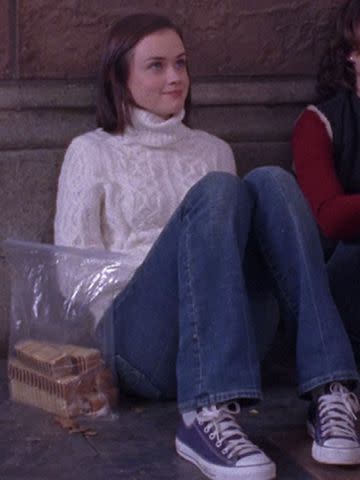 <p>The WB</p> Alexis Bledel as Rory Gilmore and in Season 4 of 'Gilmore Girls'.