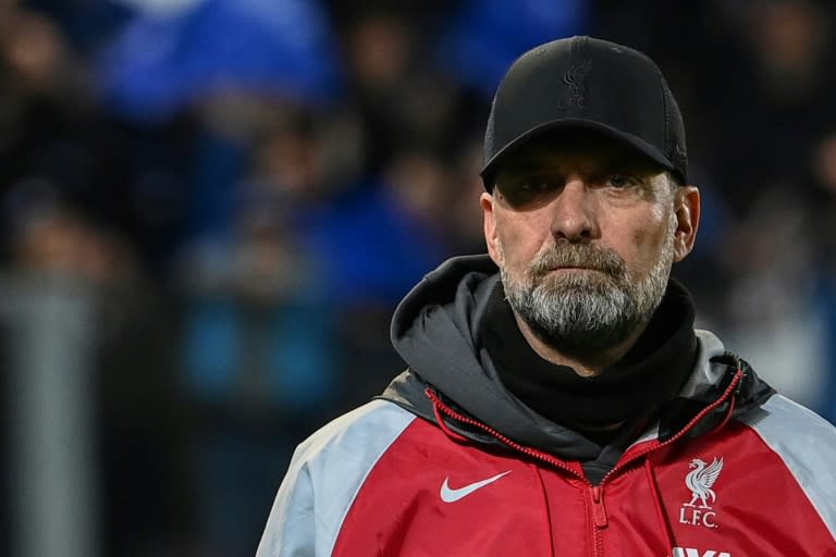 Jurgen Klopp is in his final season as <a class="link " href="https://sports.yahoo.com/soccer/teams/liverpool/" data-i13n="sec:content-canvas;subsec:anchor_text;elm:context_link" data-ylk="slk:Liverpool;sec:content-canvas;subsec:anchor_text;elm:context_link;itc:0">Liverpool</a> manager (Isabella BONOTTO)