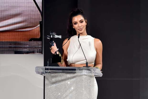 Kim Kardashian at the 2018 CFDA Awards<p>Photo: Theo Wargo/Getty Images</p>