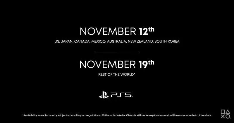 PlayStation 5 售價終於公布，11/12 於全球市場陸續上市