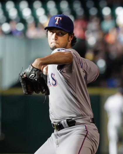 Yu Darvish has recorded 11.2 strikeouts per nine innings over his first three seasons. (Getty)