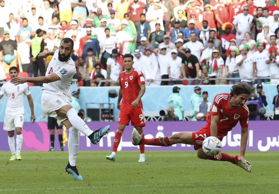 Rouzbeh Cheshmi brachte sein Team in Führung. (Bild: Ian MacNicol/Getty Images)