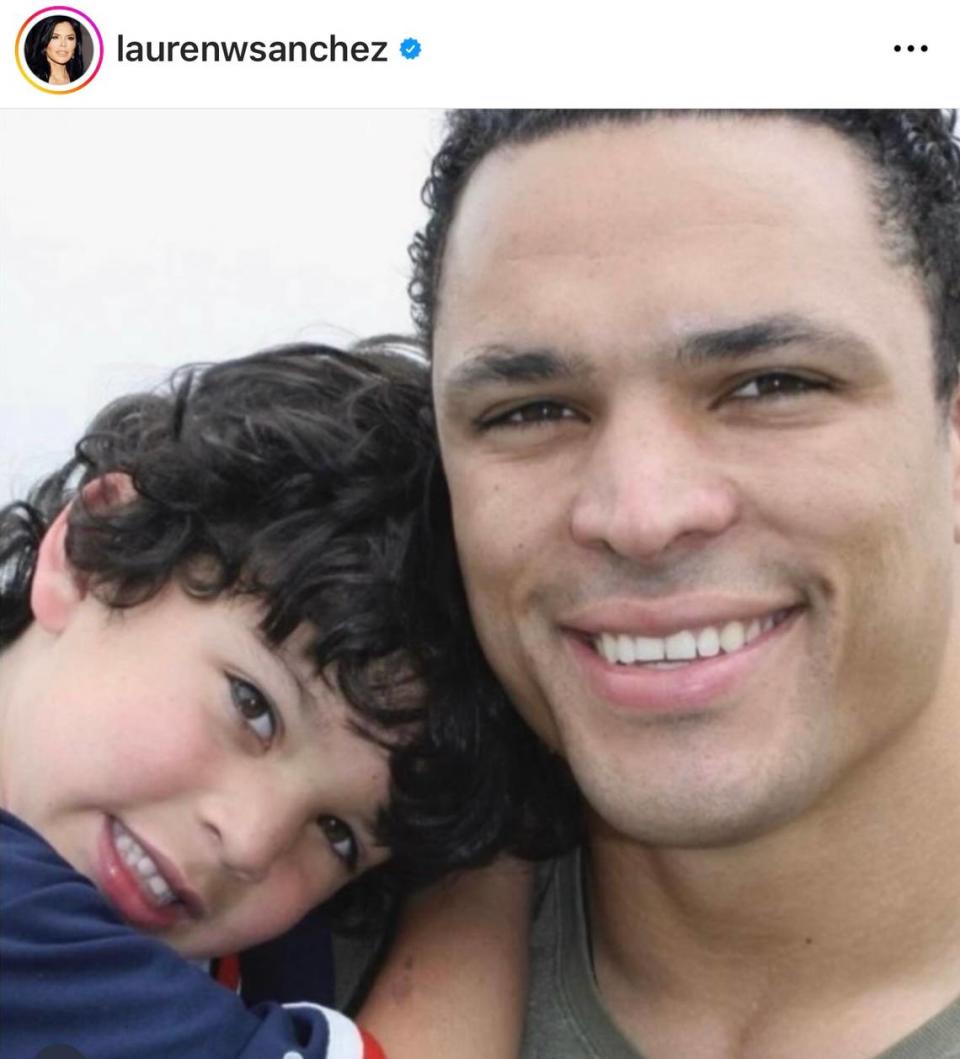 This photo of former Kansas City Chiefs tight end Tony Gonzalez, with his son, Nikko, was shared by the Hall of Famer’s ex and Nikko’s mother, Lauren Sanchez, last week when Nikko graduated college.