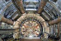 The ATLAS experiment at the Large Hadron Collider is one of the machine's two big all-purpose detectors.