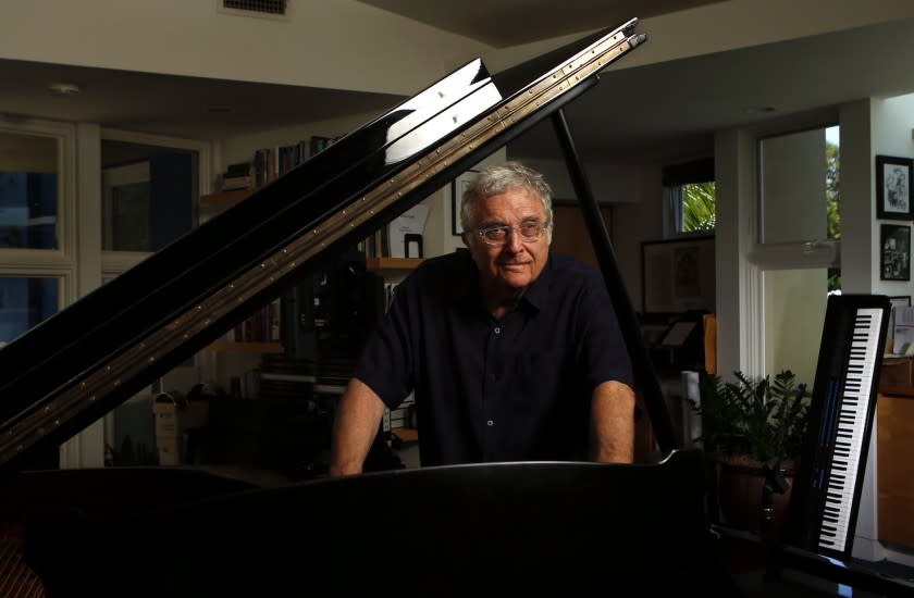 PACIFIC PALISADES, CA-JULY 27, 2017: Veteran singer-songwriter-composer Randy Newman is photographe