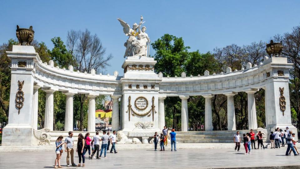 El Hemiciclo a Juárez en Ciudad de México.