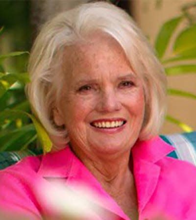 The late Lilly Pulitzer Rousseau was photographed in Palm Beach in 2005.