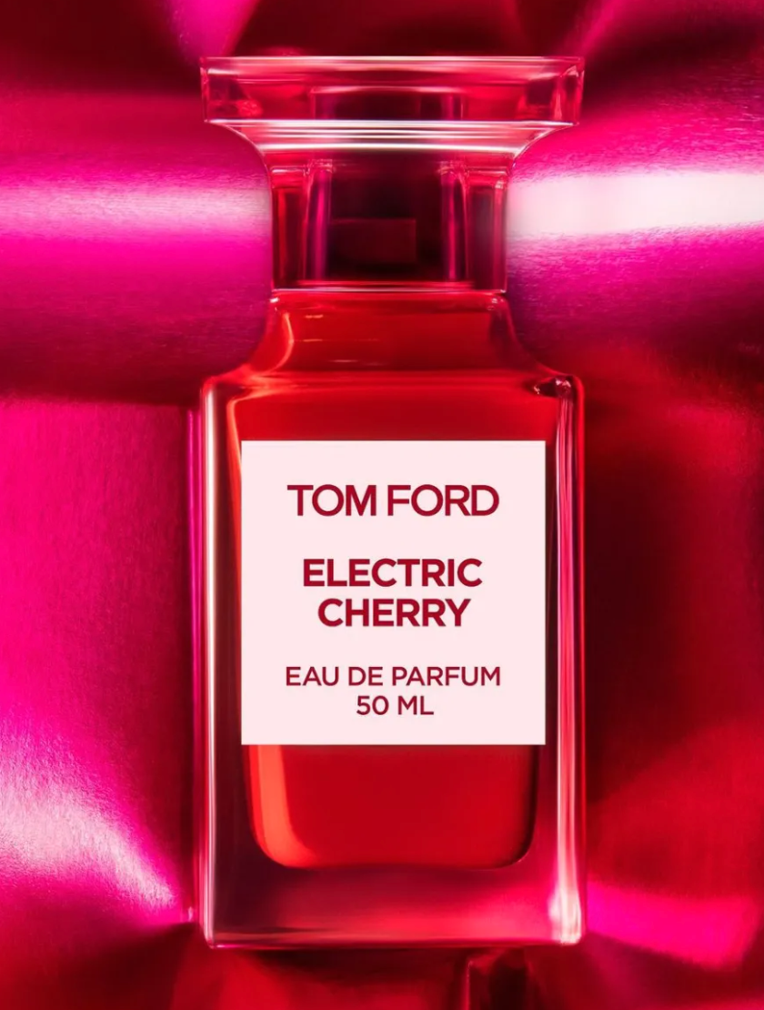 TOM FORD私人調香系列Electric Cherry，30ML NT$8,350 / 50ML NT$13,300圖片來源：TOM FORD