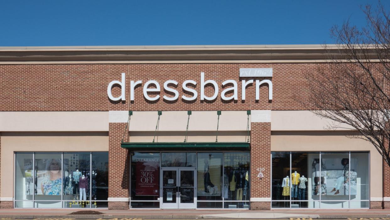 Trenton, NJ - April 1, 2019: This Dressbarn store is located at Hamilton Marketplace.