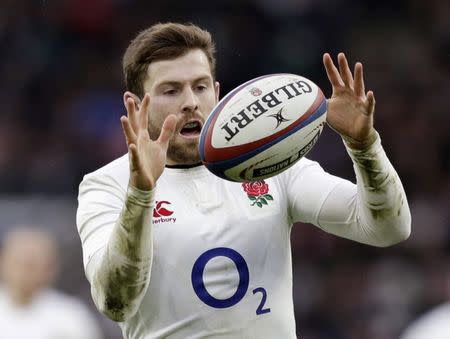 Britain Rugby Union - England v Italy - Six Nations Championship - Twickenham Stadium, London - 26/2/17 England's Elliot Daly in action Action Images via Reuters / Henry Browne Livepic