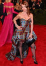 Christina Ricci made a fashion faux pas in Vivienne Westwood at the Met Gala 2013.