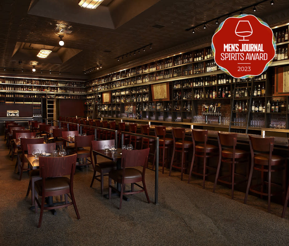 <p>Jack Rose Dining Saloon/Greg Powers</p><p>Get a serious whiskey enthusiast talking about their favorite haunt in the U.S. right now, and it’s only a matter of time before you hear the name <a href="https://jackrosediningsaloon.com/" rel="nofollow noopener" target="_blank" data-ylk="slk:Jack Rose Dining Saloon;elm:context_link;itc:0;sec:content-canvas" class="link ">Jack Rose Dining Saloon</a>, usually hushed in reverent tones. Winner of the World’s Best Spirits Selection at Tales of the Cocktail’s <a href="https://talesofthecocktail.org/industrynews/tales-of-the-cocktail-foundation-announces-2022-spirited-awards-winners/" rel="nofollow noopener" target="_blank" data-ylk="slk:2022 Spirited Awards;elm:context_link;itc:0;sec:content-canvas" class="link ">2022 Spirited Awards</a>, the whiskey palace in America’s capital is extravagance done right. An updated ticker on its website lists the precise number of whiskey bottles on the wall (2,687, as of this writing).</p><p>The expansive space in the Dupont Circle neighborhood, opened in 2011 by owner and whiskey geek Bill Thomas, includes the main dining saloon (with a concise, Southern-tinged <a href="https://jackrosediningsaloon.com/wp-content/uploads/JR-Dinner-11.8.23.pdf" rel="nofollow noopener" target="_blank" data-ylk="slk:food menu;elm:context_link;itc:0;sec:content-canvas" class="link ">food menu</a> perfect for whiskey pairings), an open-air terrace, a balcony room, a cellar, and even a tiki bar—for every mood or dram. Sidle up to the saloon with its library-like bottle display, chat up one of the impeccable servers, and settle on your poison. Or opt for the rotating Only at Jack Rose three-whiskey flight, highlighting its most interesting single barrels at the moment.</p>