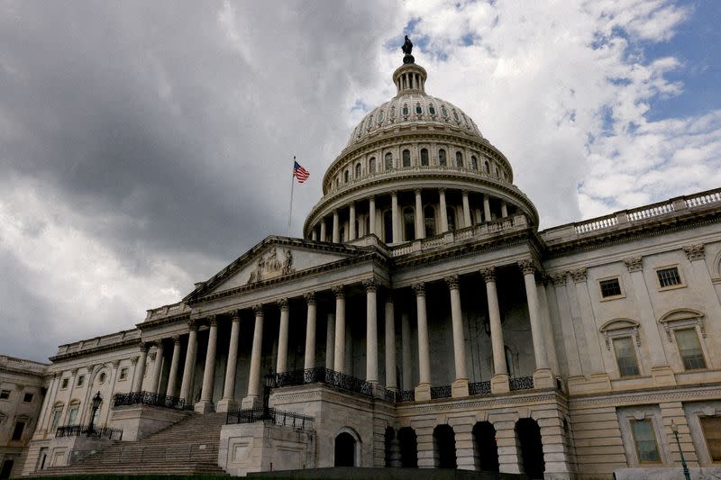 FILE PHOTO: A view of the U.S. Capitol Building in Washington.