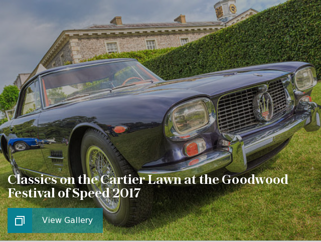 Classics on the Cartier Lawn at the Goodwood Festival of Speed 2017