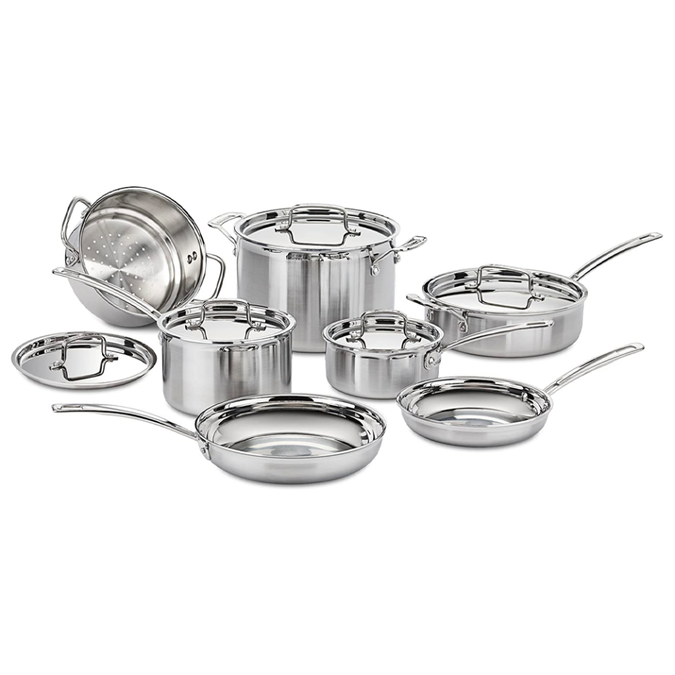 Cuisinart MultiClad Triple Ply Cookware Set (12-piece)