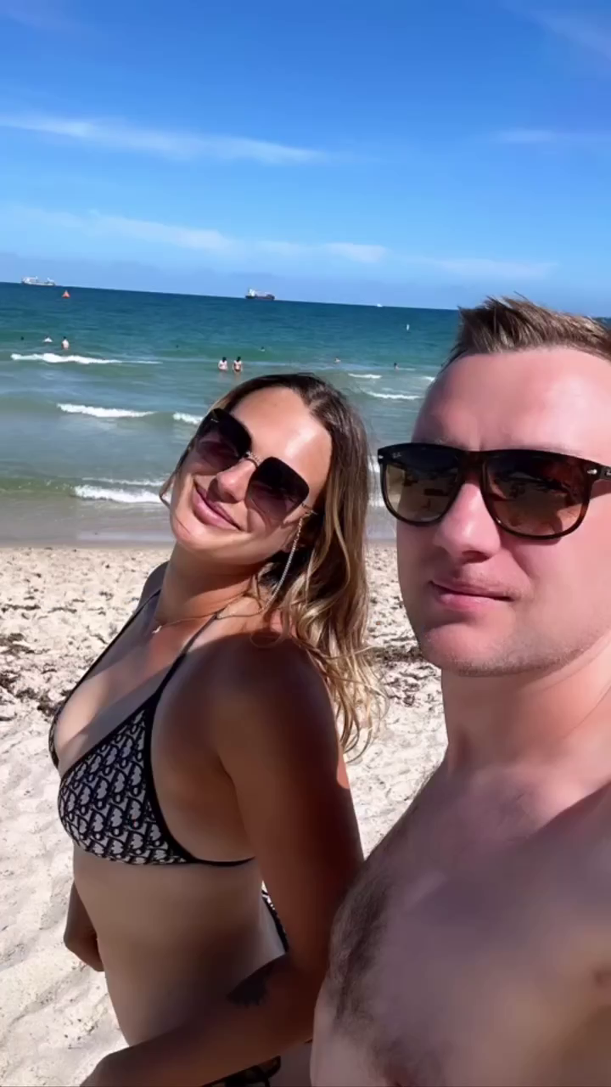 Aryna Sabalenka with Konstantin Koltsov (@sabalenka_aryna/ Instagram)