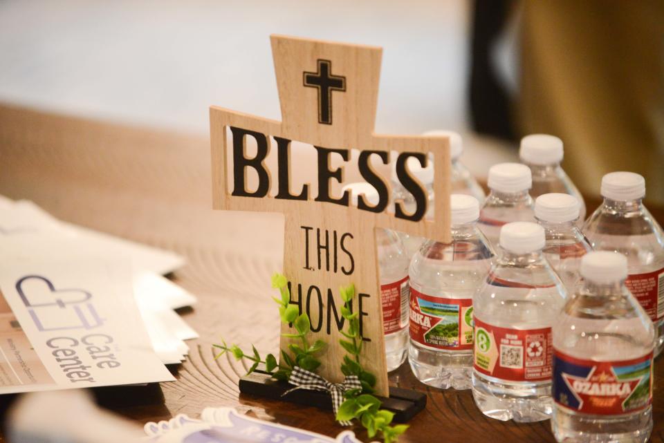 Decorative accessories photographed within the newly built Genesis home during the Care Center Grand Opening on 351 N Liberty Street in Jackson, Tenn., on Thursday, April 11, 2024.