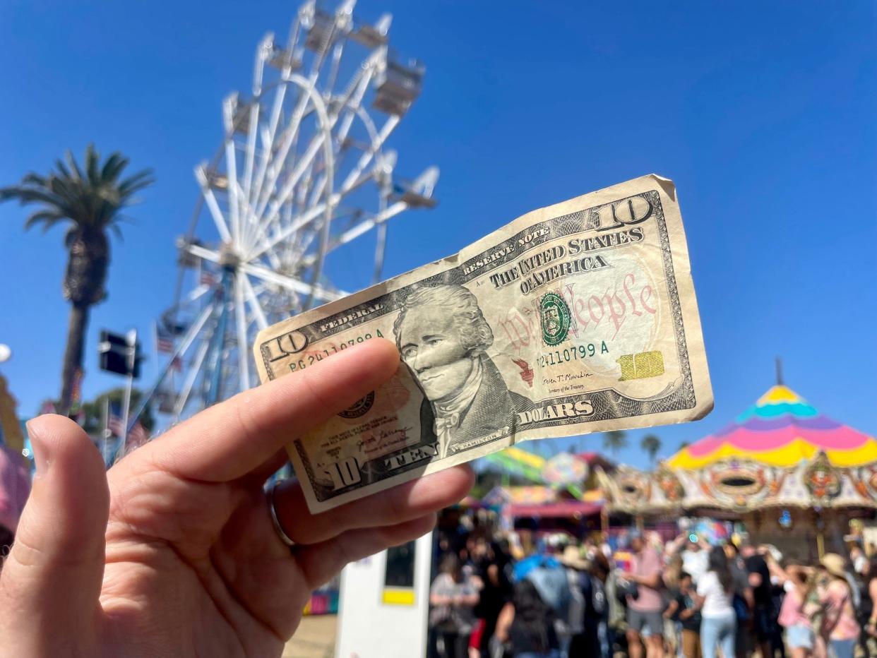 Reporter Isaiah Murtaugh went to the Ventura County Fair on Thursday with only $10 in his pocket.