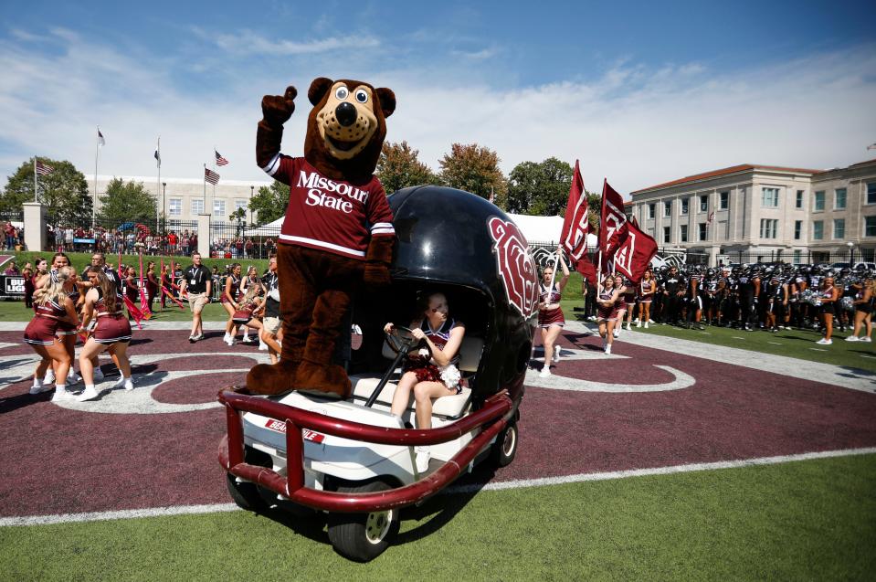 The Missouri State Bears face the Utah Tech Trailblazers at Plaster Field on Saturday, September 23, 2023.