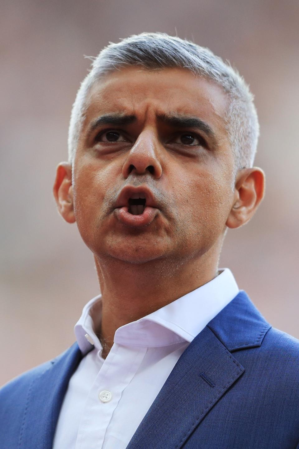 Sadiq Khan withdrew support for the controversial project. (Photo by Richard Heathcote/Getty Images)