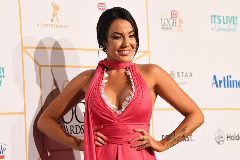 GOLD COAST, AUSTRALIA - JULY 01: Davina Rankin arrives at the 60th Annual Logie Awards at The Star Gold Coast on July 1, 2018 in Gold Coast, Australia. (Photo by Bradley Kanaris/Getty Images)