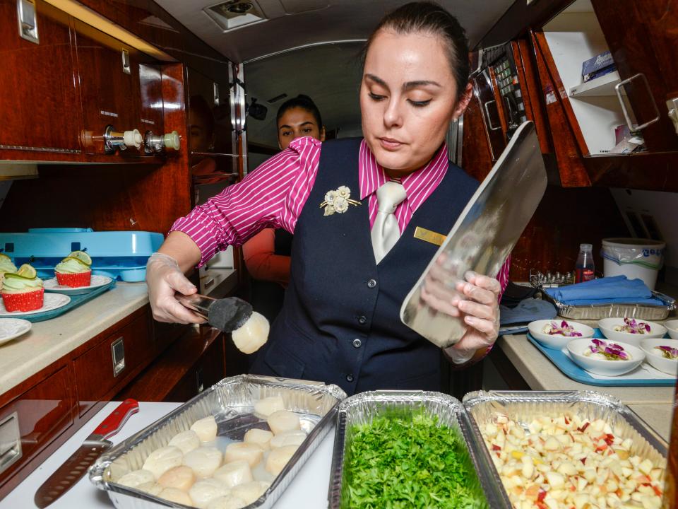 Air Force Gulfstream Flight Attendant