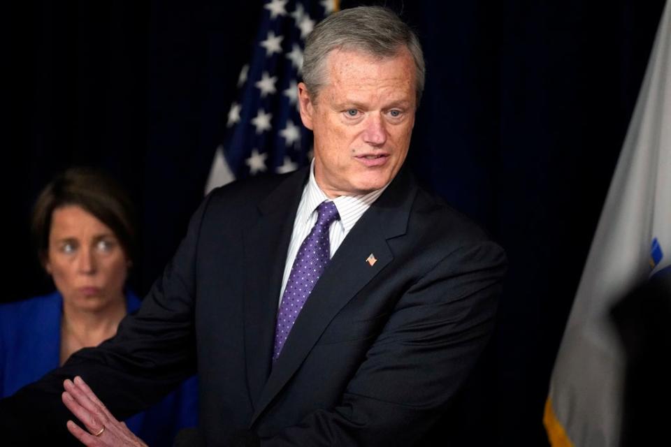 Massachusetts Governor Charlie Baker responded to Governor Sununu’s comments (Copyright 2021 The Associated Press. All rights reserved)