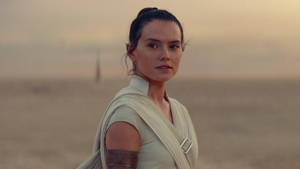  Rey in the final scene of The Rise of Skywalker. 