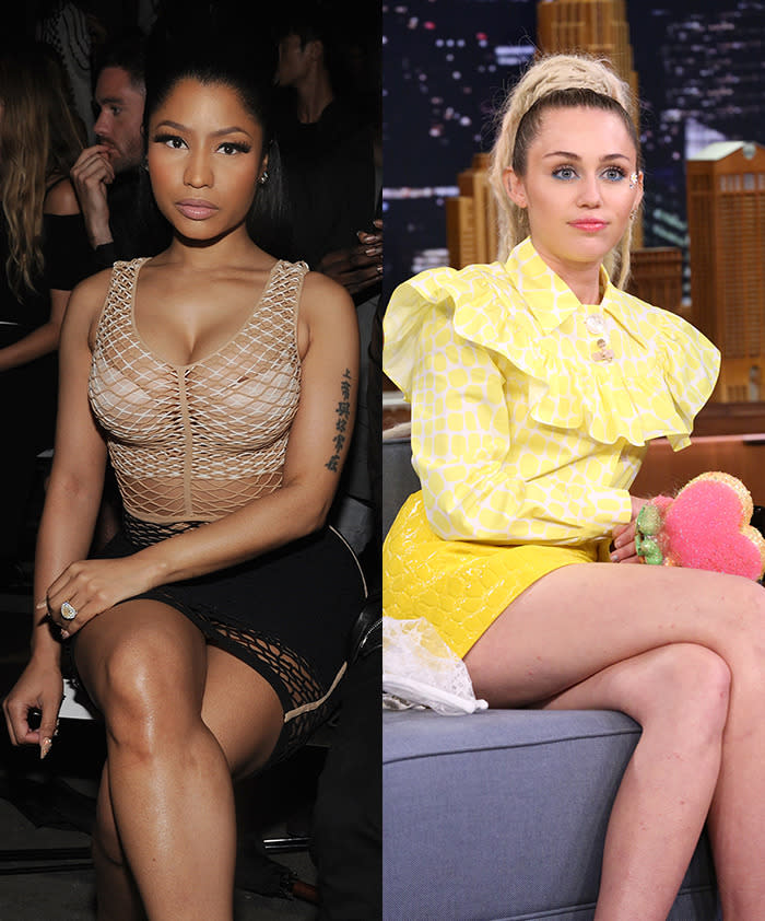 Nicki Minaj slams Miley again: 'You have some big balls'