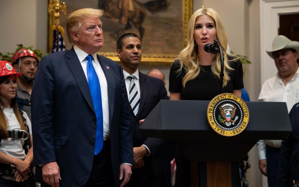 Donald Trump keeping a close eye on his eldest daughter - AFP