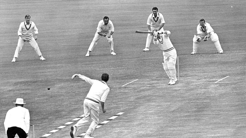 Peter Philpott, pictured here in action for Australia in 1963.