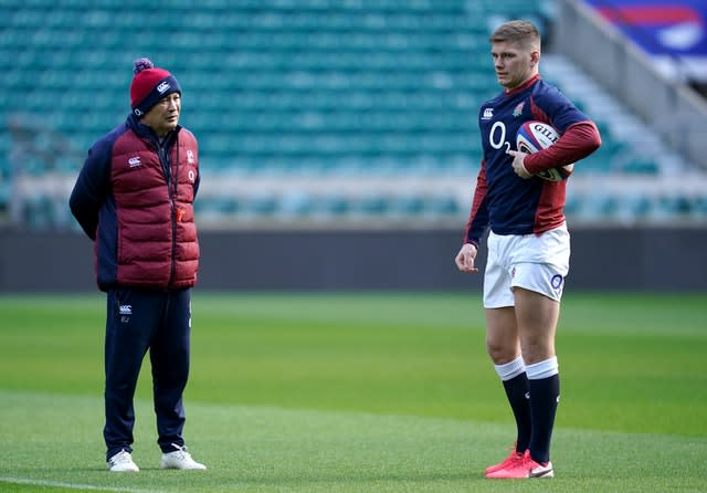 England head coach Eddie Jones and Farrell have a daily dialogue 