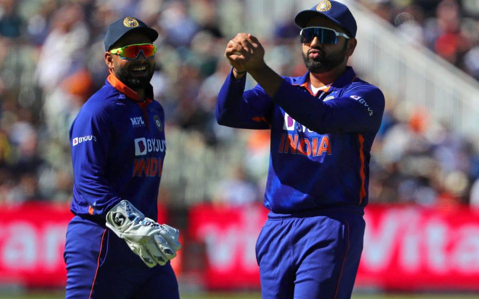 Rishabh Pant and Rohit Sharma - Geoff Caddick/AFP