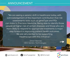 Simon Morriss, Genetic Technologies CEO's Statement