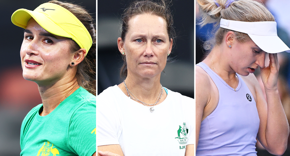 Arina Rodionova, Sam Stosur and Daria Saville.