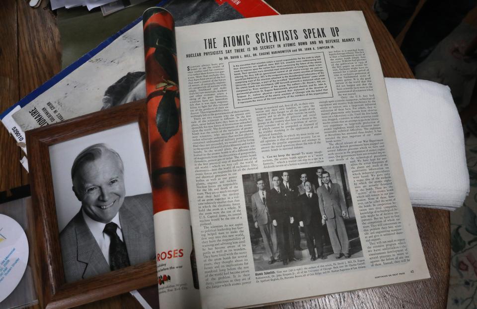 Life magazine from Oct. 29, 1945 that featured a story on Dr. David Hill, in Brighton Friday, Sept. 8, 2023.