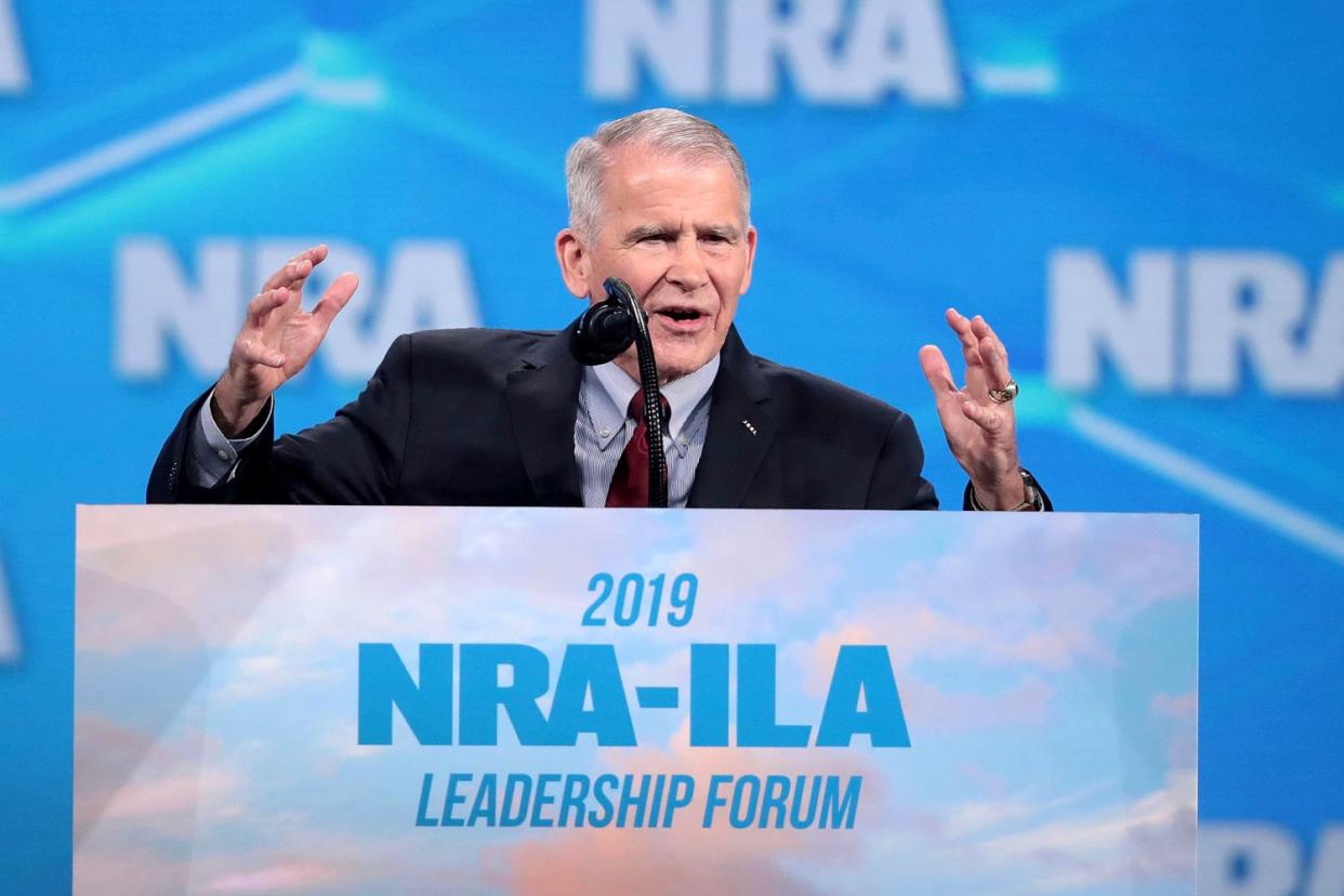 Image: President Trump And Other Notable Leaders Address Annual NRA Meeting