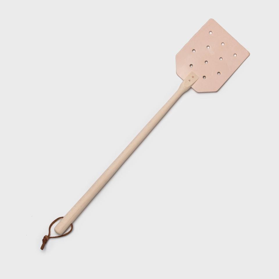 leather fly swatter