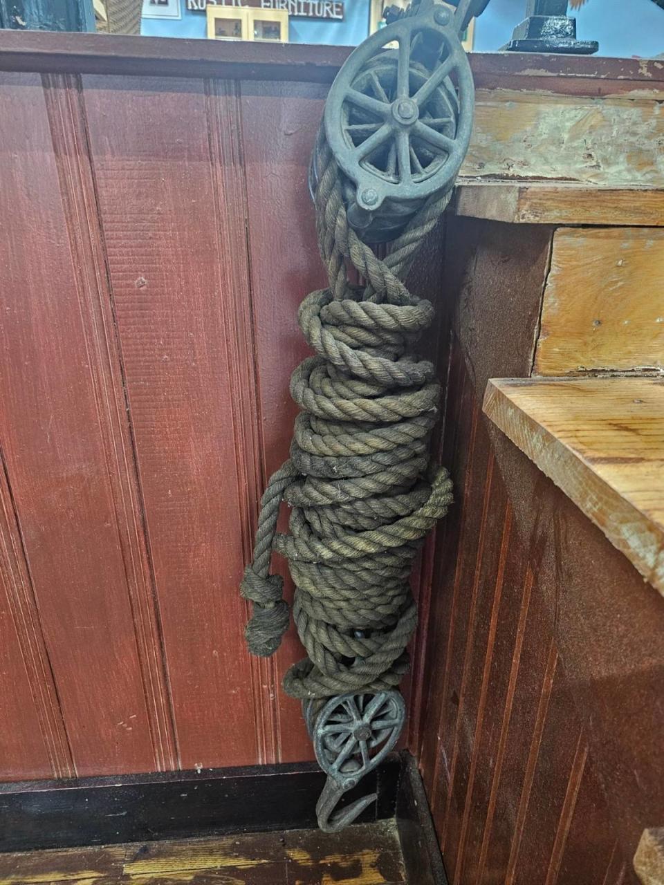 Cast Iron Pulley at David Howard’s Antique store