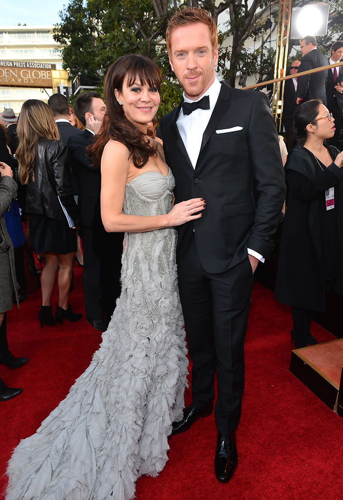 NBC's "70th Annual Golden Globe Awards" - Red Carpet Arrivals: Helen McCrory and Damian Lewis