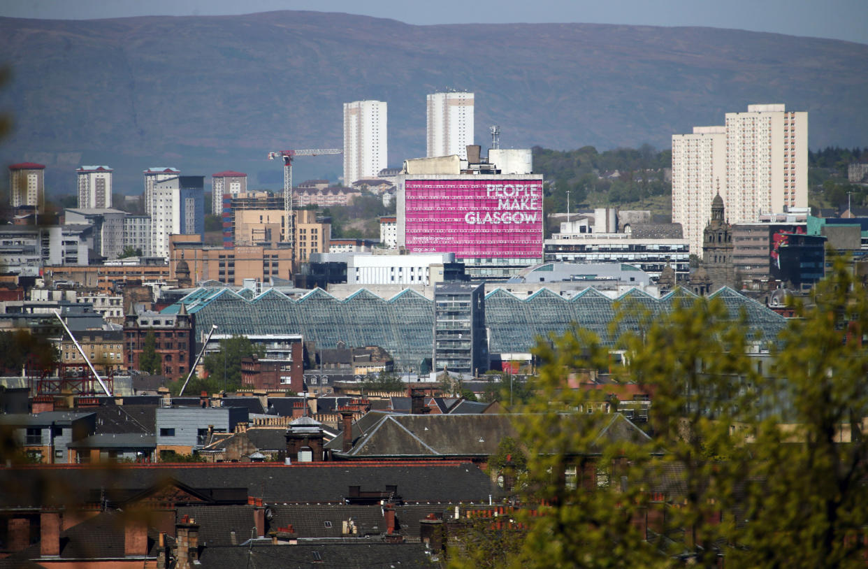 A general view of Glasgow, looking north from the city's Queens Park in Govanhill. (Photo by Jane Barlow/PA Images via Getty Images)