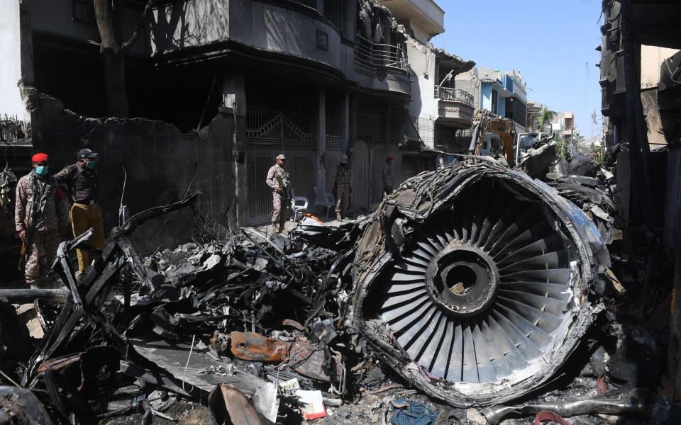 Karachi plane crash - ASIF HASSAN/AFP/Getty Images 