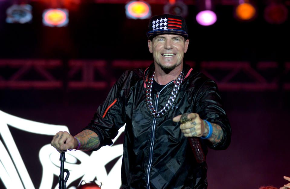 MIAMI, FL. - NOVEMBER 09: Vanilla Ice performance at Mega Beer and 90s Music Festival at Magic City Casino on November 9th, 2019 in Miami, FL. (Photo by Manny Hernandez/Getty Images)