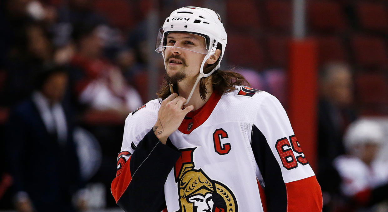 Erik Karlsson denied reports he wouldn’t sign with a Canadian team, but you couldn’t blame him if he didn’t. (AP Photo/Ross D. Franklin)