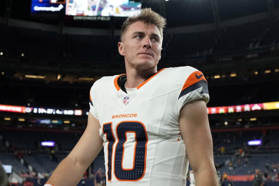 Bo Nix is ​​the starting quarterback for the Denver Broncos. (AP Photo/Jack Dempsey)