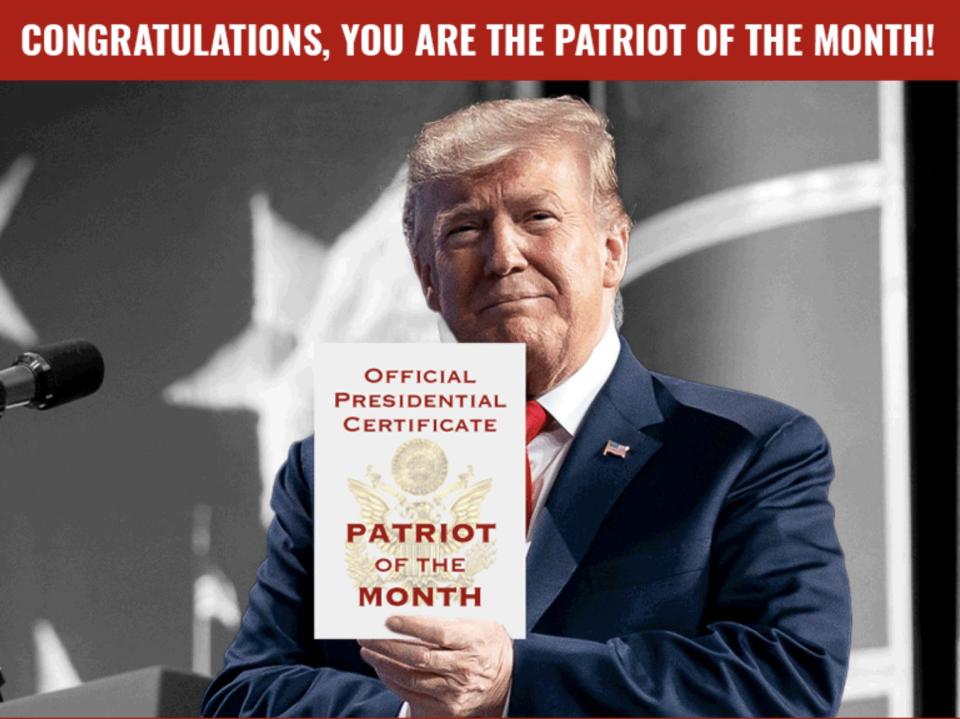 Trump Patriot of the Month image