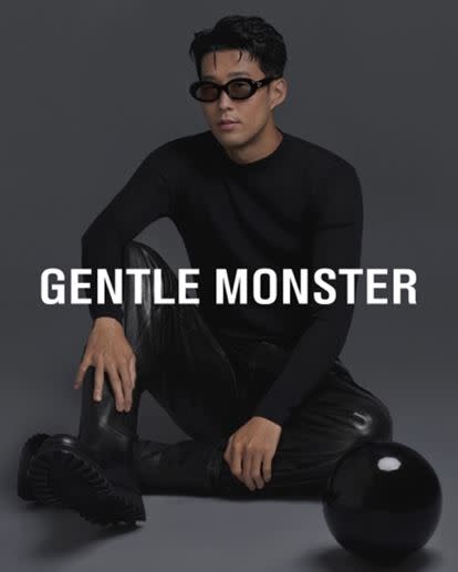 GENTLE MONSTER再度邀請孫興慜率先演繹全新2023 BOLD系列。（圖／品牌業者提供）