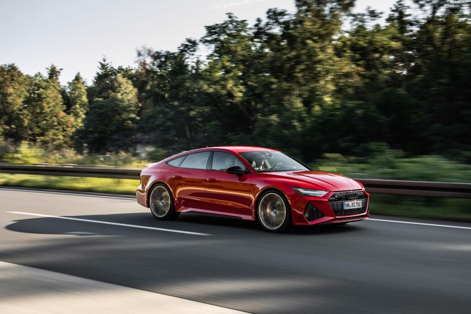 <p>On the generally smooth roads of Germany where we drove the new RS7, we were impressed with its wheel control, fluid handling, and agreeable ride quality for something this capable.</p>