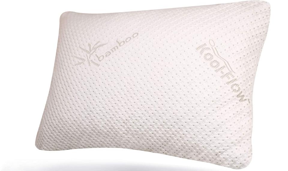 Snuggle-Pedic Original USA Made Ultra-Luxury Bamboo Shredded Memory Foam Pillow (Photo: Amazon)