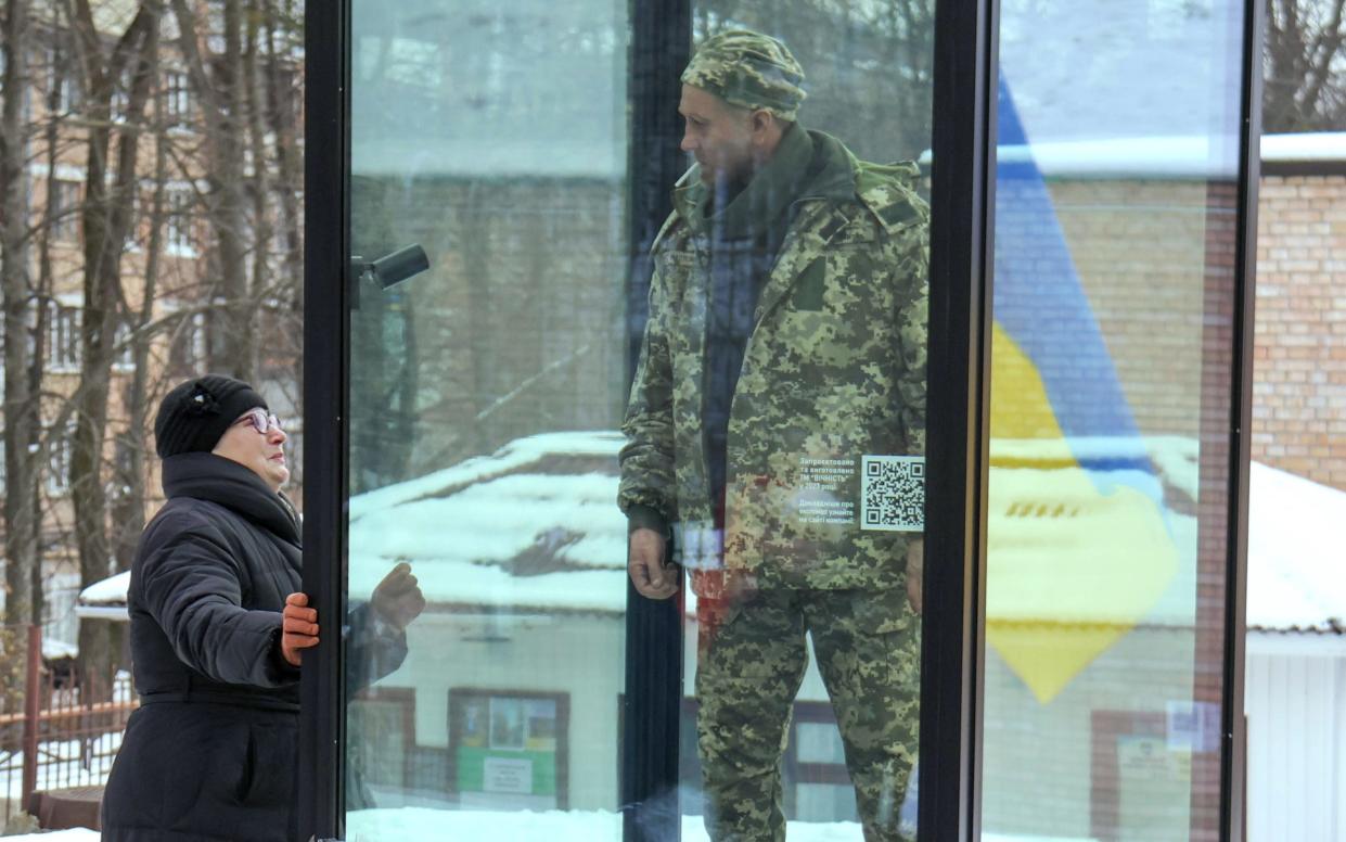 Oleksandr Matsievskiy's mother sees statue of her 'hero' son in unveiling